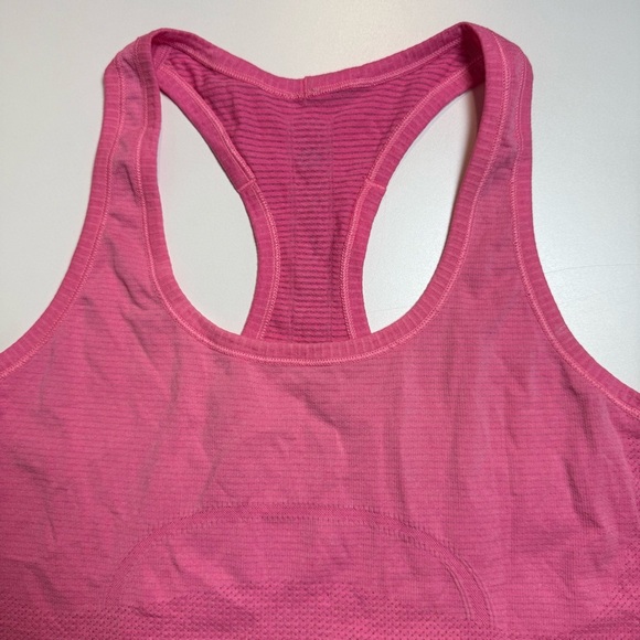 Lululemon Pink Swiftly Tech Racerback 2.0 Sport Tank Top Women’s Size 10 - Picture 5 of 9